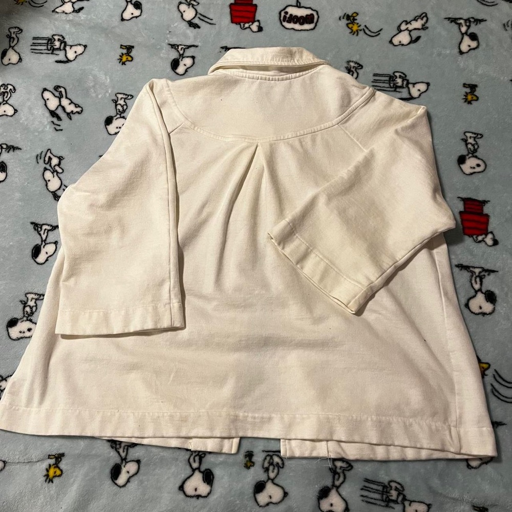 White Button-Up Jacket - Picture 2 of 2